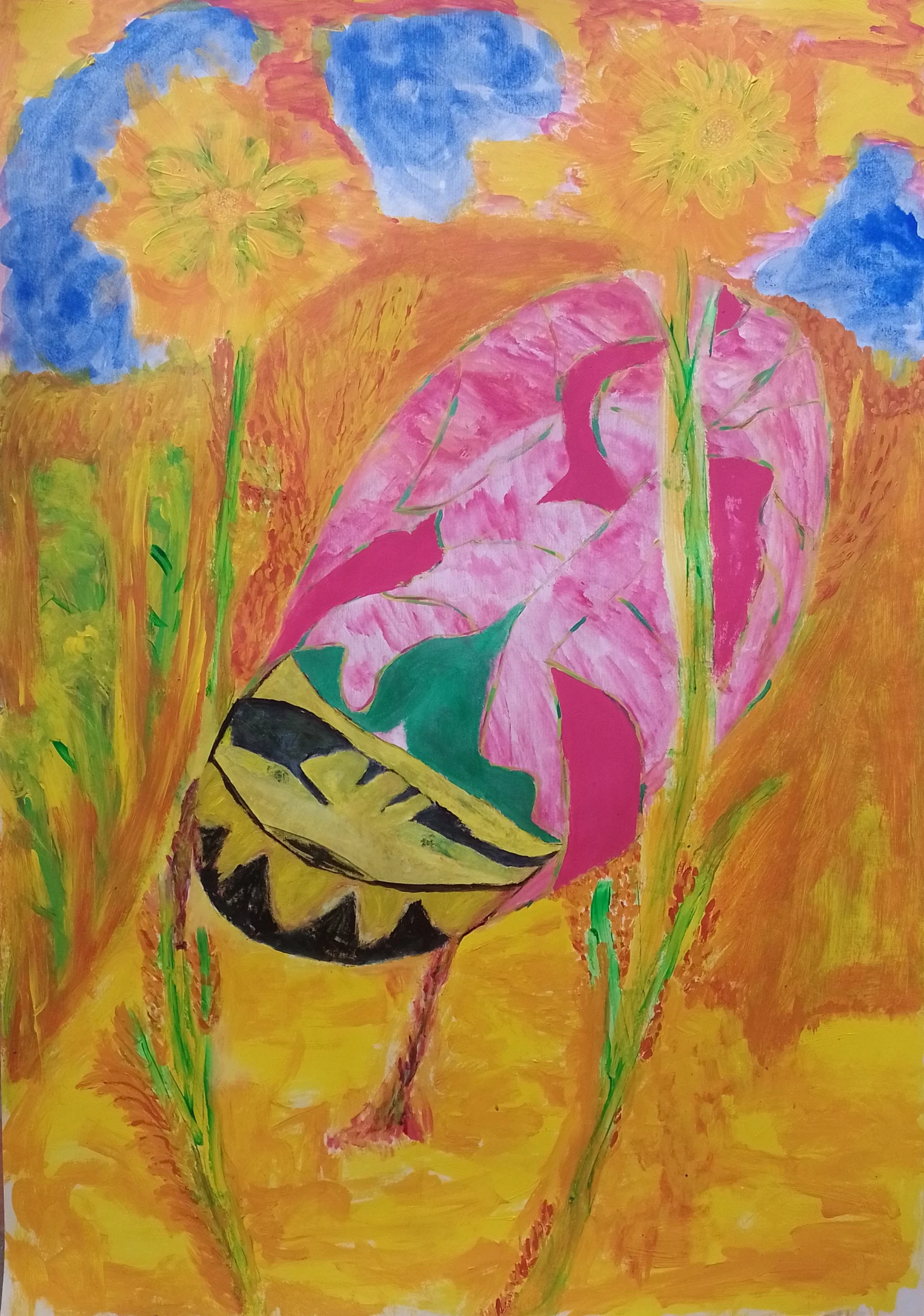 Chicharra Pop. 100 x 70 cm. 2024