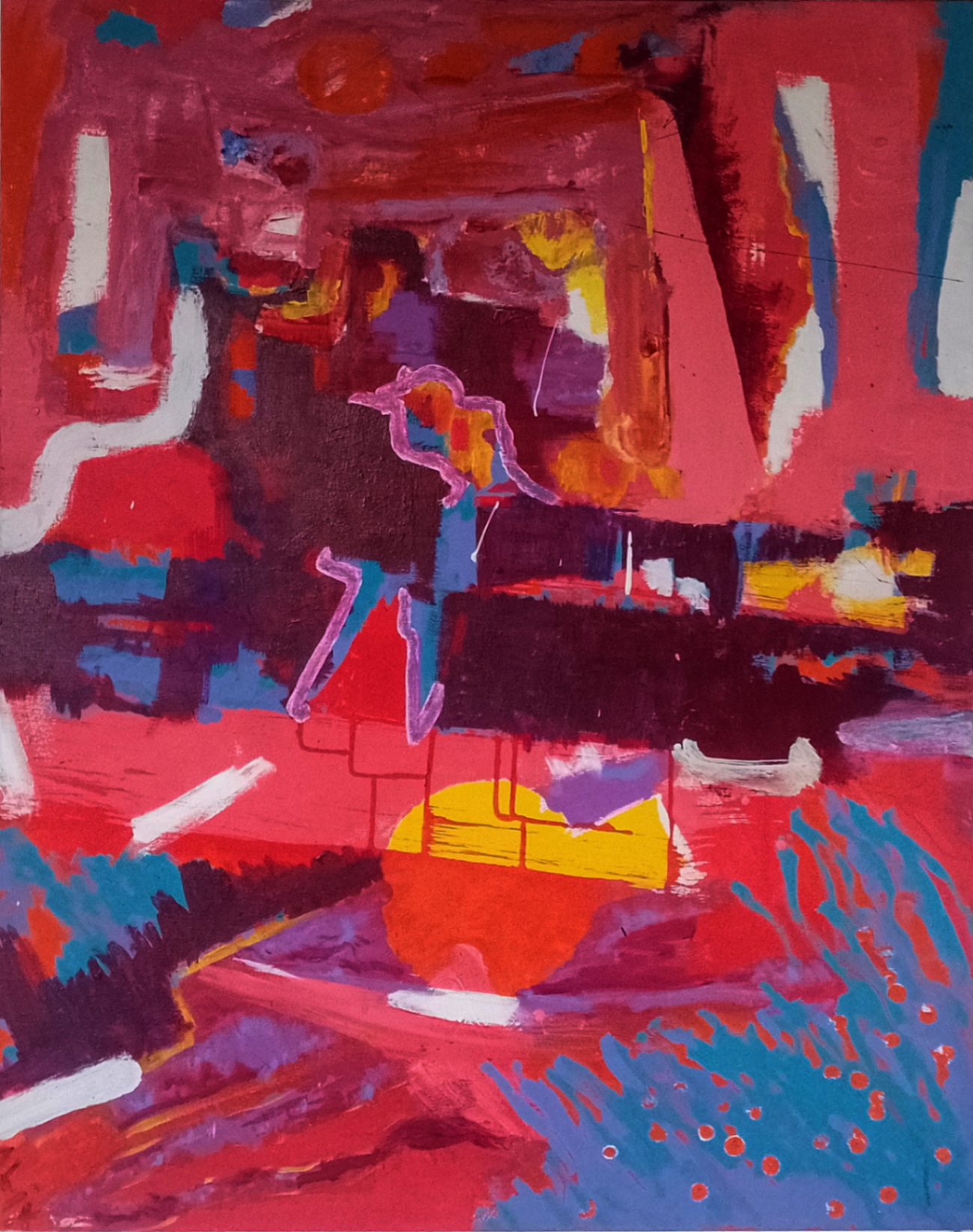 Bee Boop. 100 x 80 cm. 2024